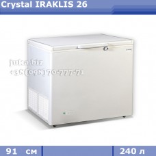 Морозильний лар з глухою кришкою Crystal ІРАКЛІС 26